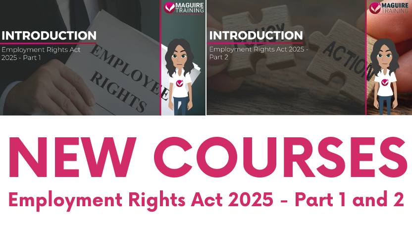 New Employments Rights Act 2025 Courses!