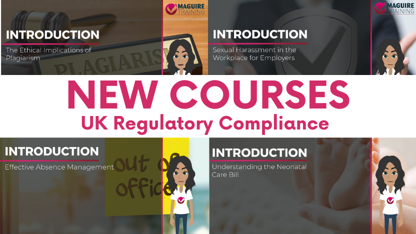 New UK Regulatory Compliance Courses!